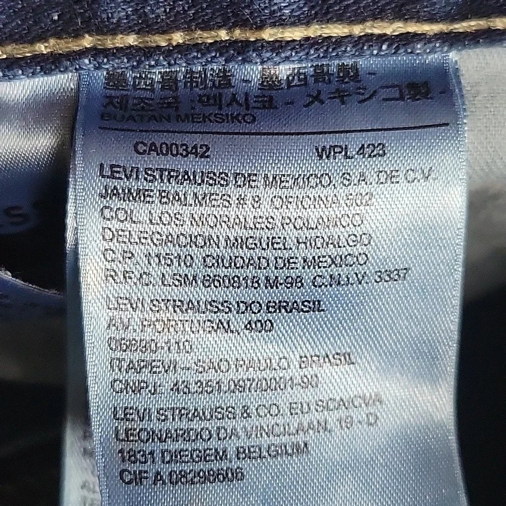 LEVI'S MEN'S 513 DENIM JEANS SIZE 34